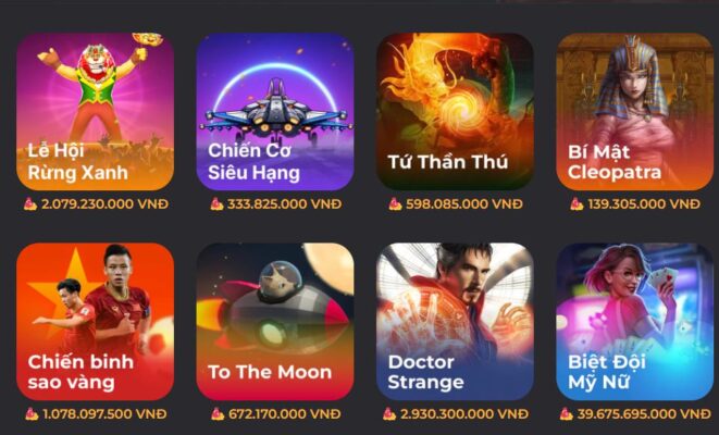 Giới thiệu về slots game Tứ Thần Thú 